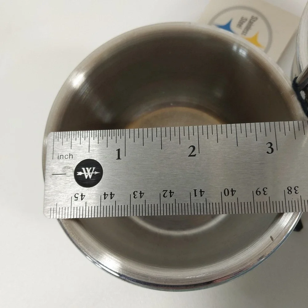 Vtg MCM 2- Condiments stainless steel caddy‎